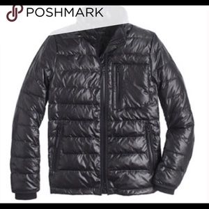 J. Crew black light weight puffer down jacket